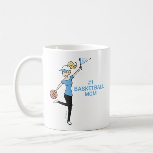 Persoonlijke Avatar #1 Basketball Fan Coffee Mok (Links)