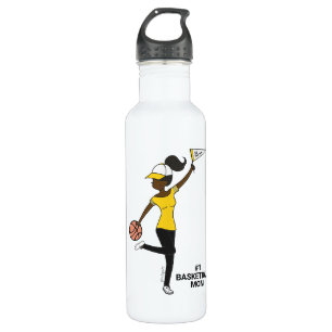 Persoonlijke Avatar #1 Basketball Fan Waterfles