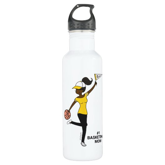 Persoonlijke Avatar #1 Basketball Fan Waterfles (Voorkant)