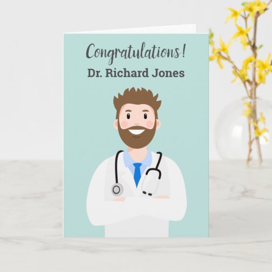 Persoonlijke Avatar Doctor Kaart (Gele Bloem)