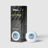 Persoonlijke Avatar-editable Golf Balls Golfballen (Verpakking)