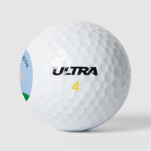 Persoonlijke Avatar-editable Golf Balls Golfballen (Logo)