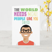 Persoonlijke Avatar Kaart (Gele Bloem)