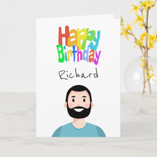 Persoonlijke Avatar-kaart Kaart (Gele Bloem)