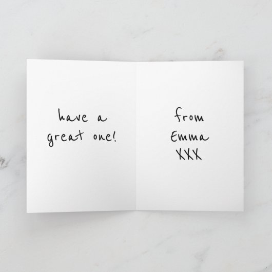 Persoonlijke Avatar-kaart Kaart (Binnen)