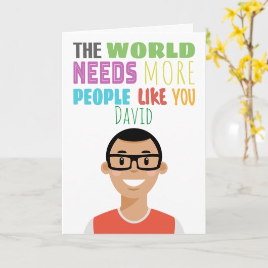 Persoonlijke Avatar-kaart Kaart (Gele Bloem)