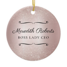 Persoonlijke baas CEO Blush Metallic Keepslag