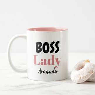 Persoonlijke baas Lady Tweekleurige Koffiemok