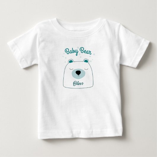 Persoonlijke Baby Beer T-shirt  (Voorkant)