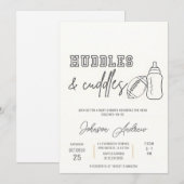 Persoonlijke Baby Boy Kickoff Football Baby shower Kaart (Voorkant / Achterkant)