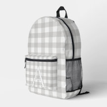 Persoonlijke Baby Dove Grijs Gingham Baby Reistas