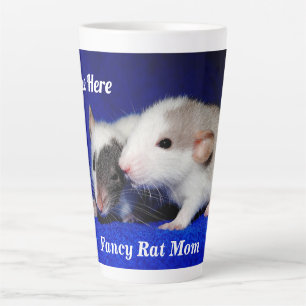 Persoonlijke Baby Fancy Pet Rat Pups Latte Mok