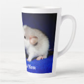 Persoonlijke Baby Fancy Pet Rat Pups Latte Mok (Rechts)