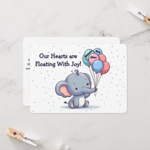 Persoonlijke Baby Felicitaties Kaart