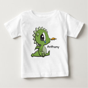 Persoonlijke Baby Fine Jersey T-Shirt/Dragon