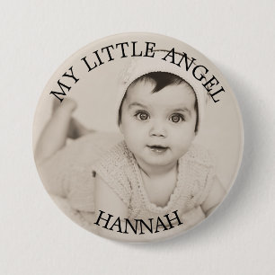 Persoonlijke Baby foto-Button Ronde Button 7,6 Cm