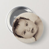 Persoonlijke Baby-foto-Button Ronde Button 7,6 Cm (Voorkant /achterkant)