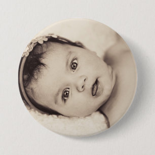 Persoonlijke Baby-foto-Button Ronde Button 7,6 Cm
