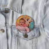 Persoonlijke Baby-foto-Button Ronde Button 7,6 Cm (In situ)