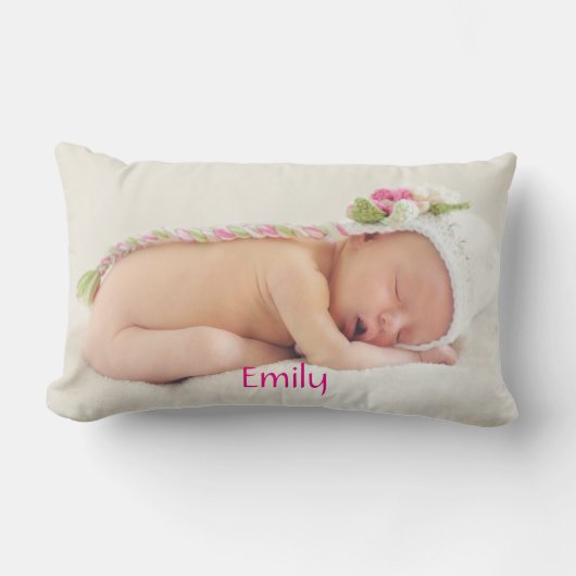 Persoonlijke Baby foto Cute Kussen (Voorkant)