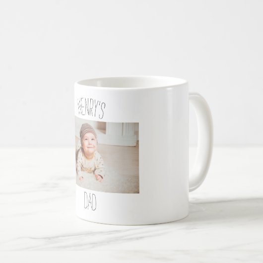 Persoonlijke baby foto mok (Voorkant rechts)