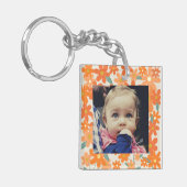 Persoonlijke Baby foto Sleutelhanger (Voorkant Links)