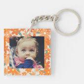 Persoonlijke Baby foto Sleutelhanger (Achterkant)