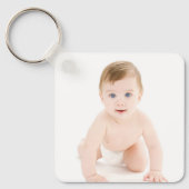 Persoonlijke Baby foto Sleutelhanger (Voorkant)