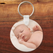 Persoonlijke Baby-foto-Sleutelhanger Sleutelhanger (Voorkant)