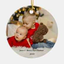 |Persoonlijke baby foto tweeling eerste kerstdag
