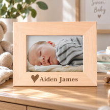 Persoonlijke baby fotolijst