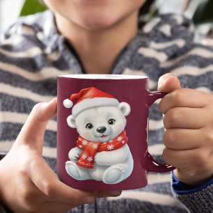 Persoonlijke baby ijsbeer kinder mok