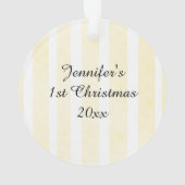 Persoonlijke Baby kerstfoto's Ornament (achterkant)