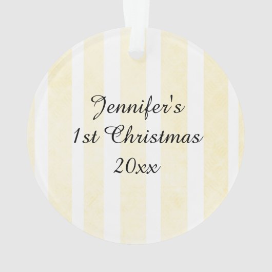 Persoonlijke Baby kerstfoto's Ornament (achterkant)