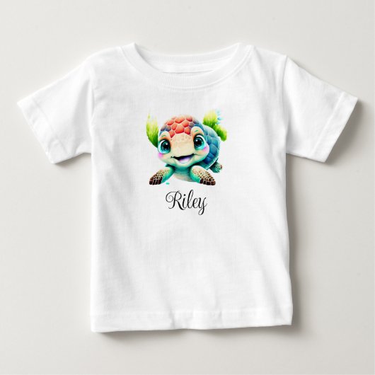 Persoonlijke baby kinderen kind zeeschildpad aquar (Voorkant)
