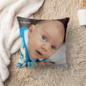Persoonlijke baby kussenhoezen met foto en naam kussen (Deken)