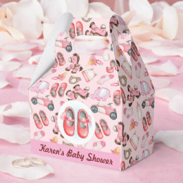 Persoonlijke Baby Meisje Shower Bedankdoosjes