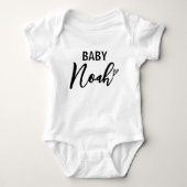 Persoonlijke baby naam aankondiging cadeau romper (Voorkant)
