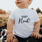 Persoonlijke baby naam aankondiging cadeau romper