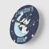 Persoonlijke Baby Olifant Vissen 4 Sterren Klok (Hoek)