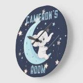 Persoonlijke Baby Olifant Vissen 4 Sterren Klok (Hoek)