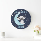 Persoonlijke Baby Olifant Vissen 4 Sterren Klok (Huis)