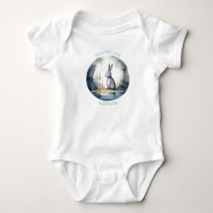 Persoonlijke baby Rabbit-bodysuit Romper
