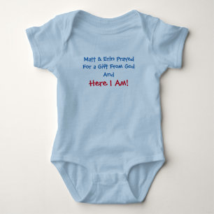 Persoonlijke Baby Romper God