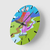 Persoonlijke Baby Ronde Klok (Hoek)