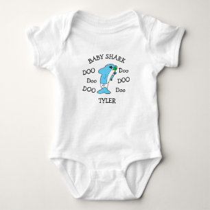 Persoonlijke Baby Shark Baby's Romper