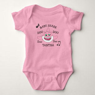 Persoonlijke Baby Shark Baby's Romper