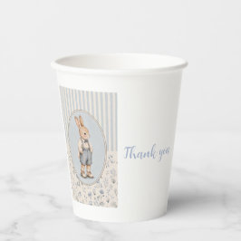 Persoonlijke baby shower papieren bekers vintage