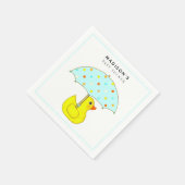 Persoonlijke baby shower servetten (Hoek)