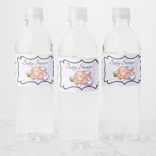Persoonlijke Baby Shower Waterfles Etiket
